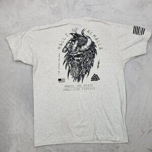 Howitzer Shirt Mens Medium Crew‎ Patriot America Warrior Viking Valhalla Nordic